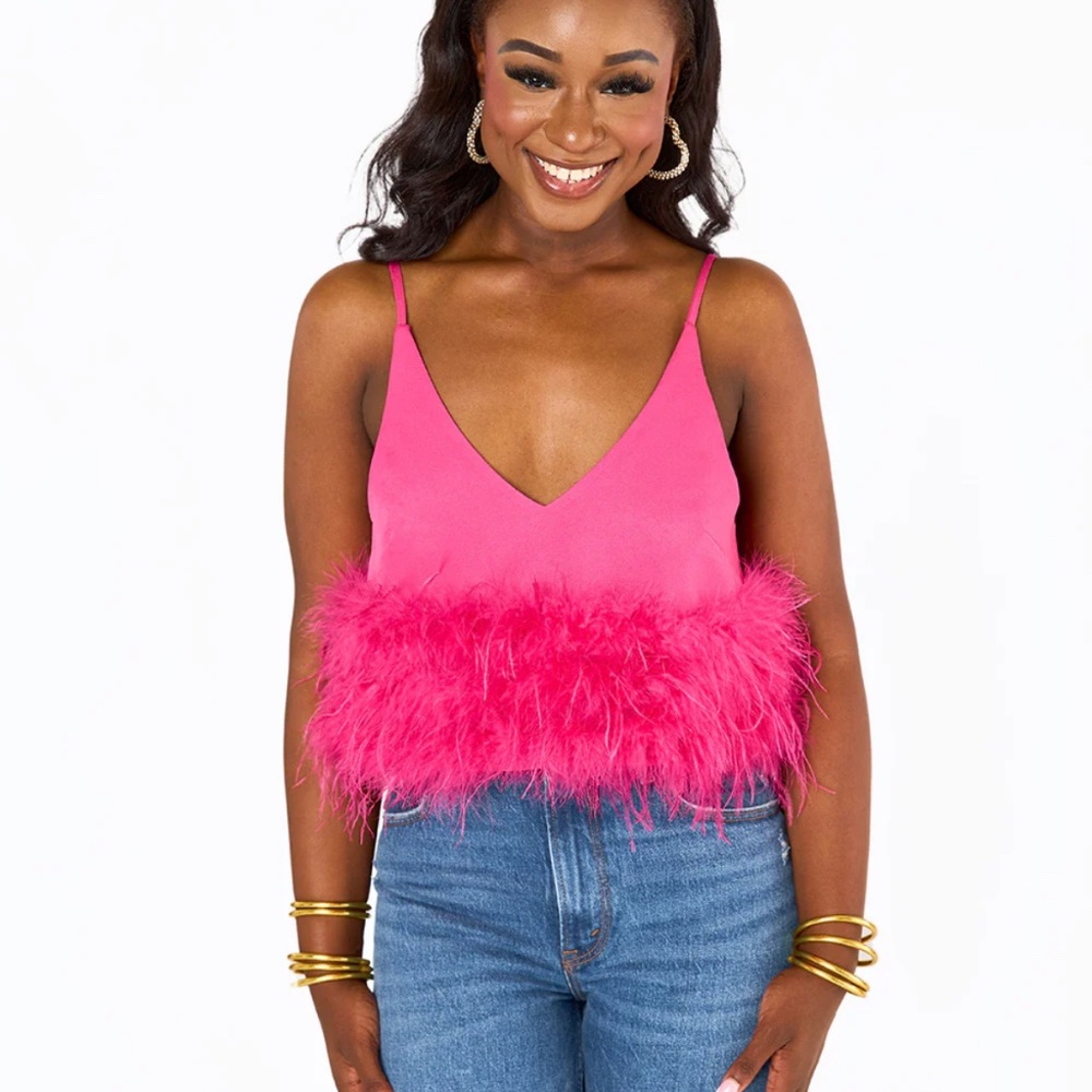 Buddy Love Feather Top